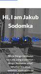 Mobile Screenshot of jakubsodomka.com